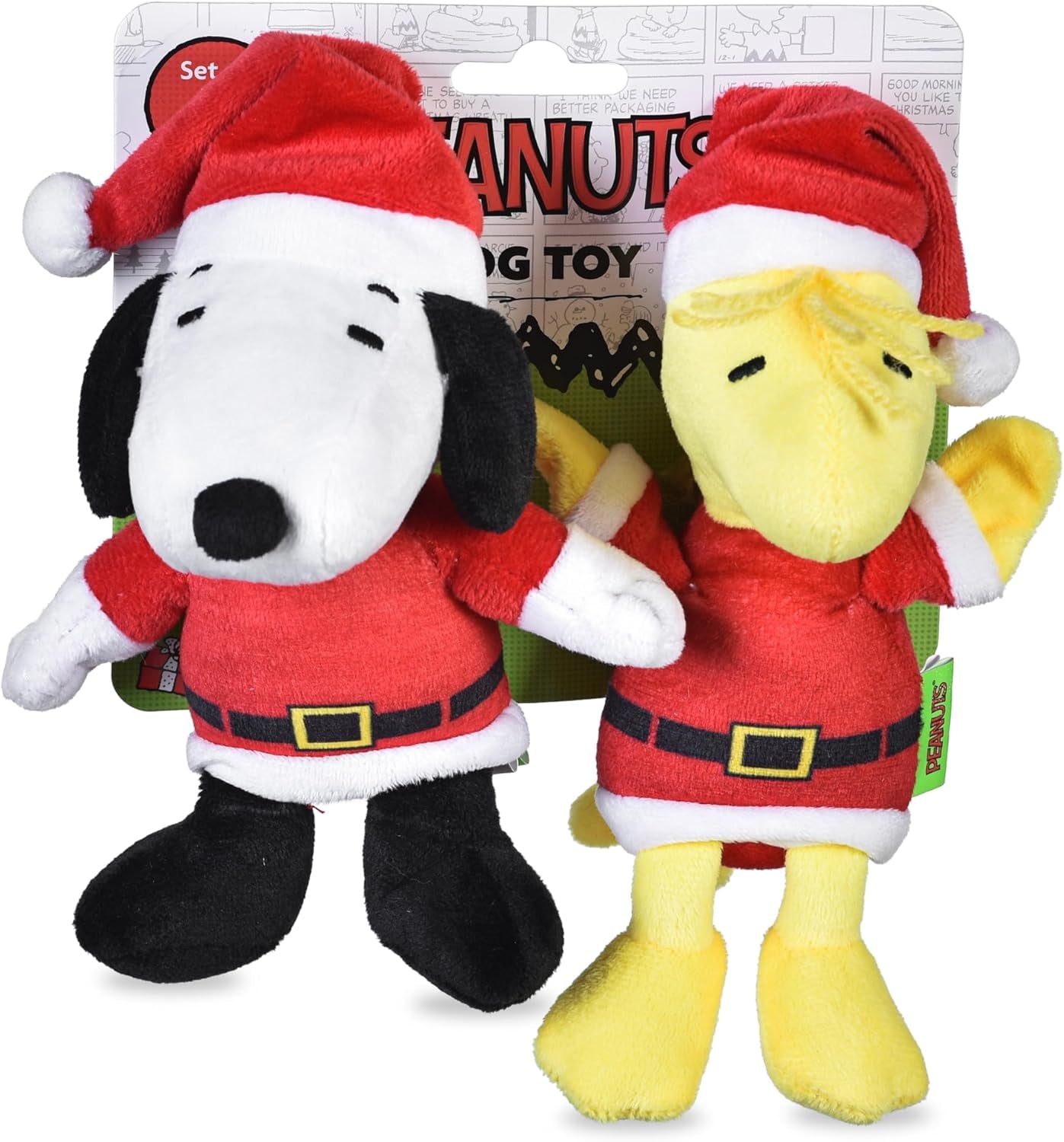Snoopy Holiday Bobo Body Large Dog Toy | Plush Snoopy Tangled Holiday Lights Christmas Squeaky Dog Chew Toy | Plush Dog Toy for Large Dogs, 24", (FF18440)