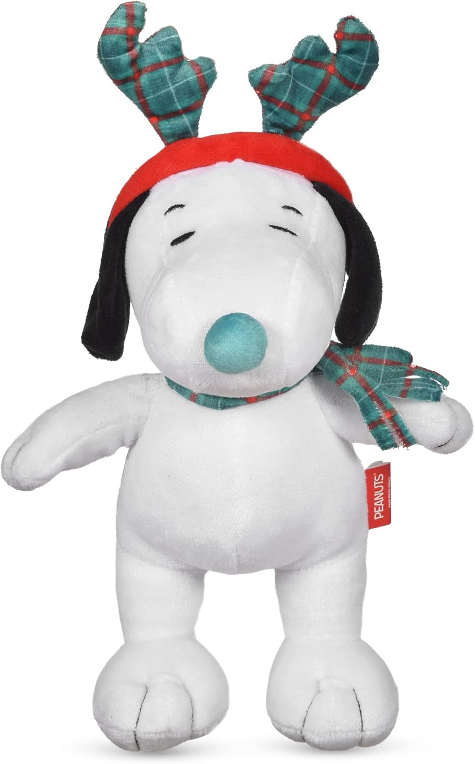 Snoopy Holiday Bobo Body Large Dog Toy | Plush Snoopy Tangled Holiday Lights Christmas Squeaky Dog Chew Toy | Plush Dog Toy for Large Dogs, 24", (FF18440)