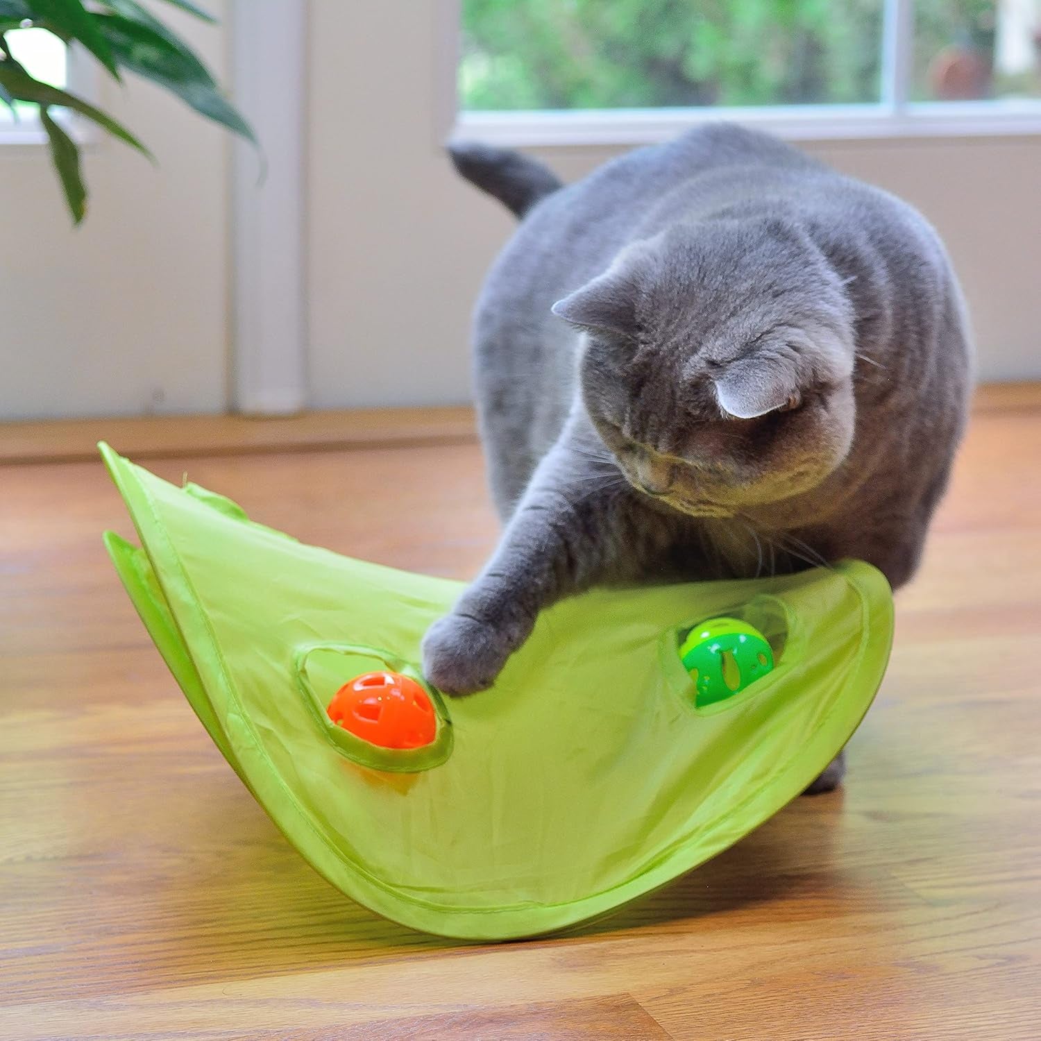 18-Piece Cat Toy Assortment - Interactive Teaser Wand, Bell Toys, Sparkle Balls & Hide and Seek Fun for Kittens and Puppies!