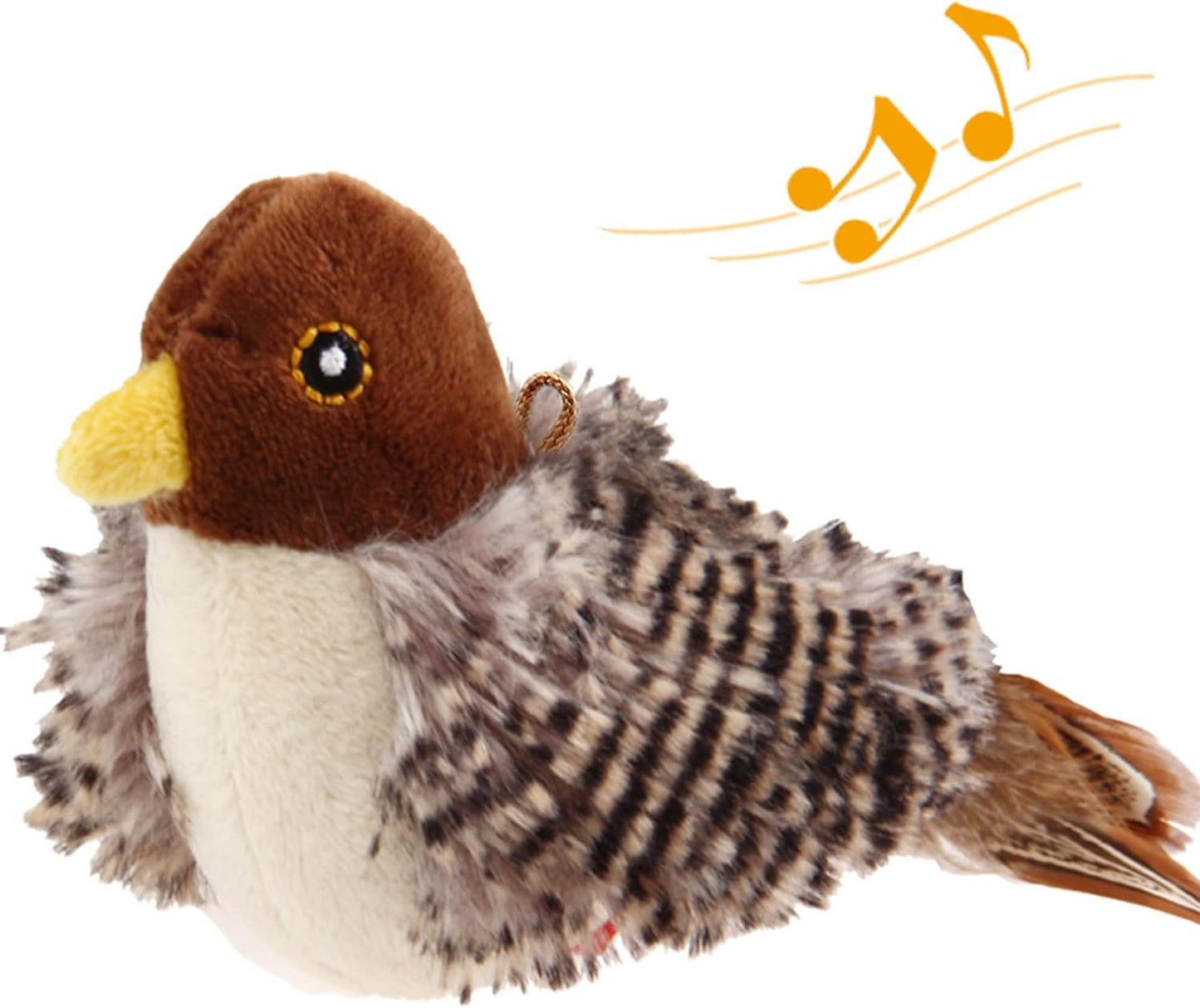 Chirping Bird Cat Toy Set - Interactive Motion-Activated Feather Toys for Indoor Cats, Perfect for Kittens and All Breeds!