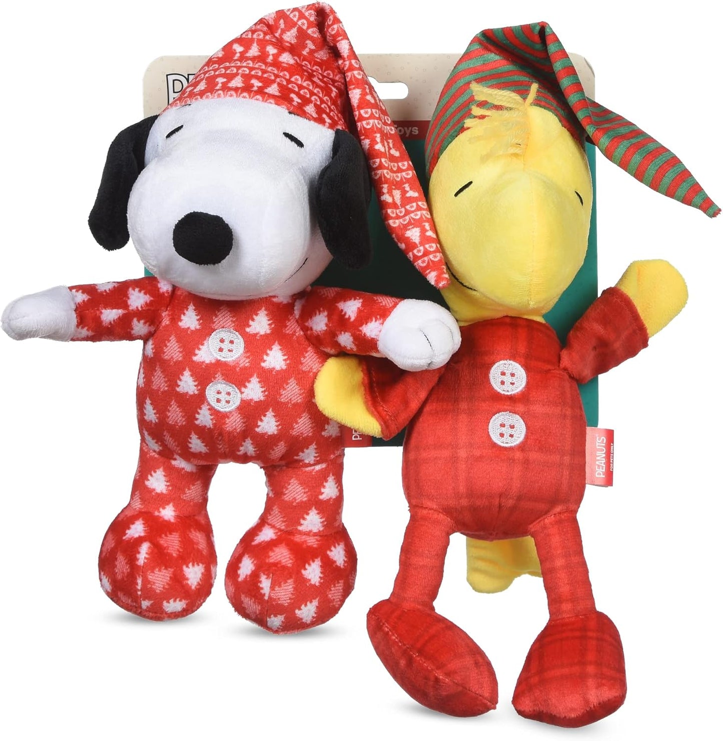 Snoopy Holiday Bobo Body Large Dog Toy | Plush Snoopy Tangled Holiday Lights Christmas Squeaky Dog Chew Toy | Plush Dog Toy for Large Dogs, 24", (FF18440)